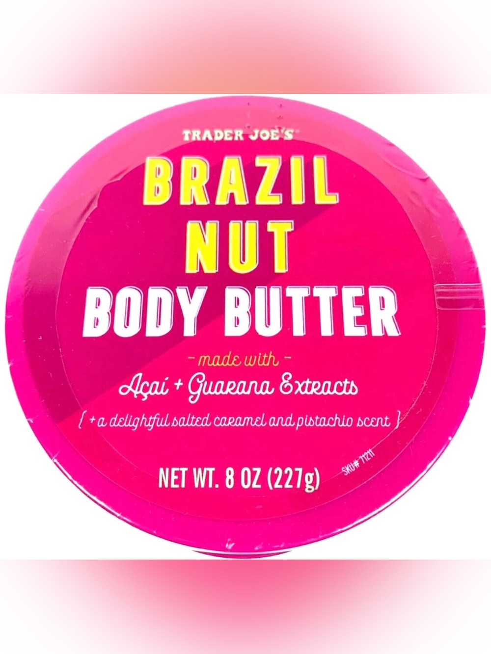 Trader Joe’s Brazil Nut Body Butter 8oz Moisturizing Cream NEW